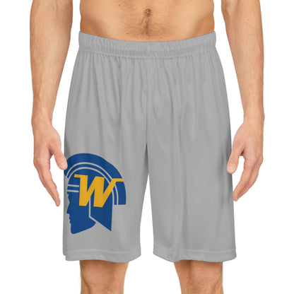 Wayzata Trojans Comfortable Grey Basketball Shorts
