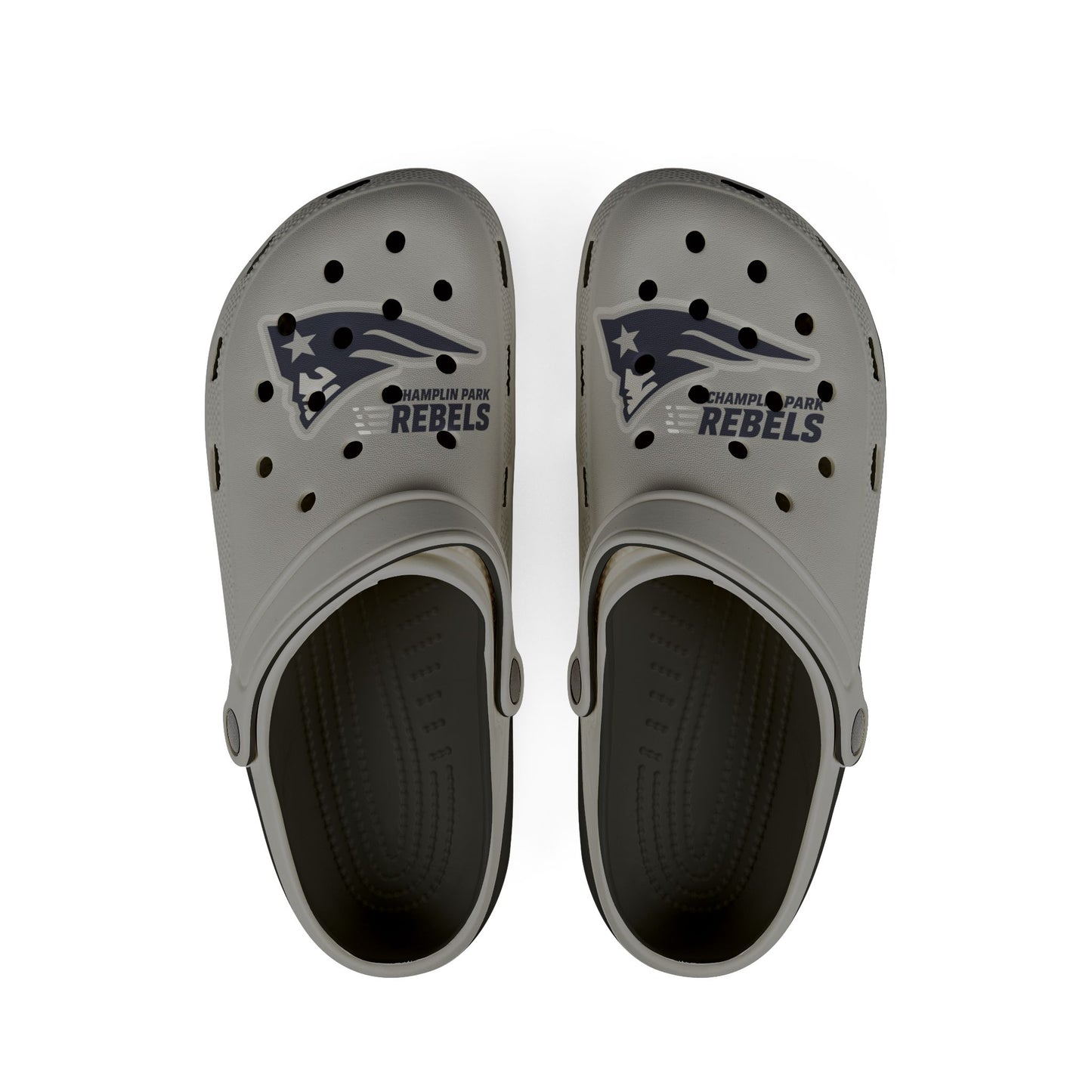 Champlin Park Rebels Stylish EVA Foam Rubber Clogs
