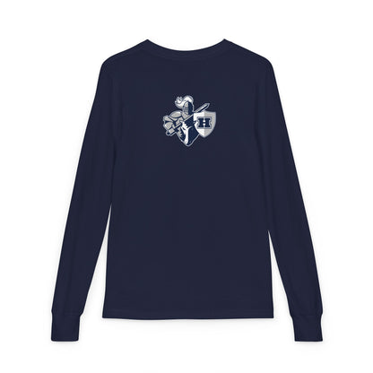 Hudson Raiders Youth H Monogram Long Sleeve Tee