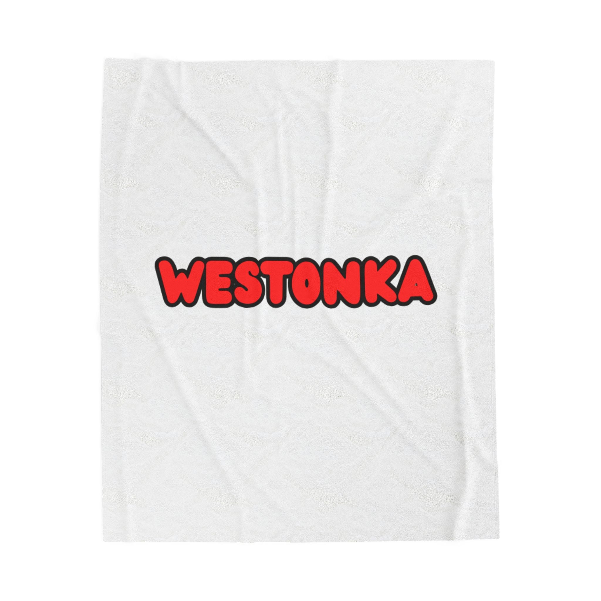 Mound Westonka White Hawks Cozy Velveteen Plush Blanket - Perfect for Relaxation and Home Decor
