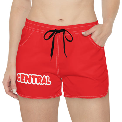 Saint Paul Central Minutemen Women's Red Casual Shorts