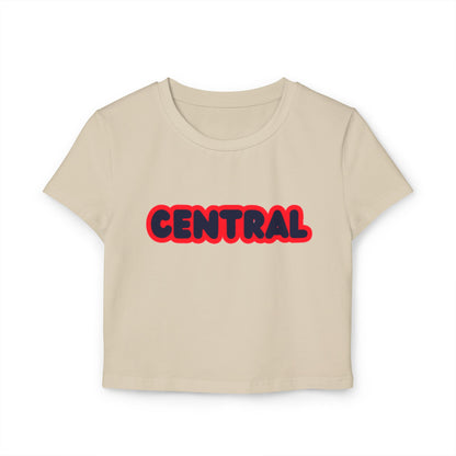 Saint Paul Central Minutemen Women’s Baby Tee - Retro Graphic Top for Casual Vibes