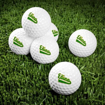 Edina Golf Balls - Set of 6 for Golf Enthusiasts
