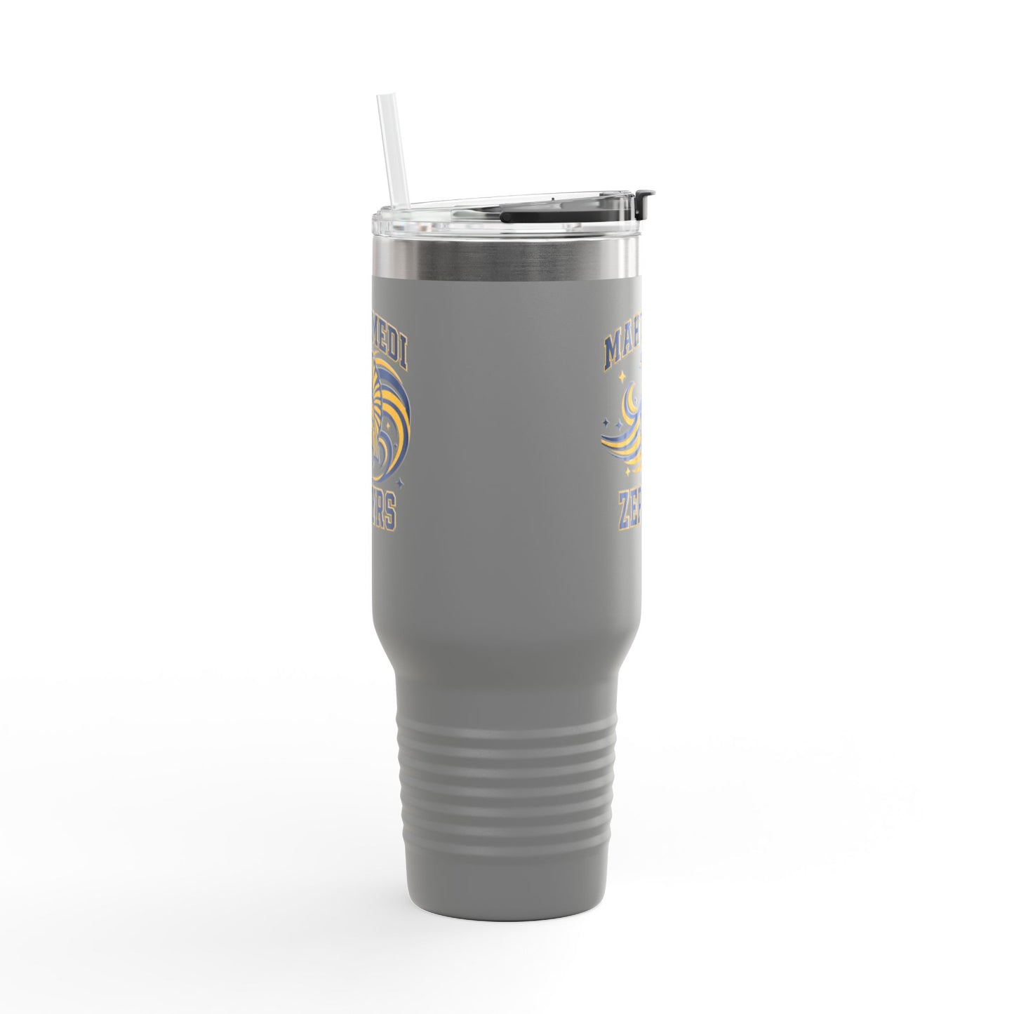 Mahtomedi Zephyrs Insulated Travel Mug - 40oz with Custom Logo for Road Trips and Daily Commutes