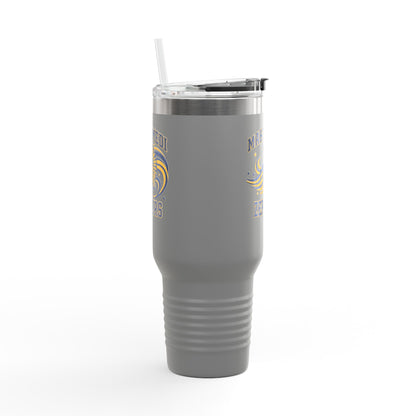Mahtomedi Zephyrs Insulated Travel Mug - 40oz with Custom Logo for Road Trips and Daily Commutes