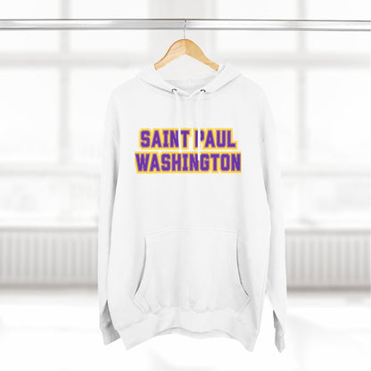 Saint Paul Washington Tech Eagles Hoodie — Collegiate Pullover with Bold Varsity Text