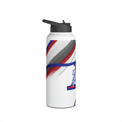 Robbinsdale Armstrong Falcons Water Bottle – Red, White & Blue Stainless Steel Bottle