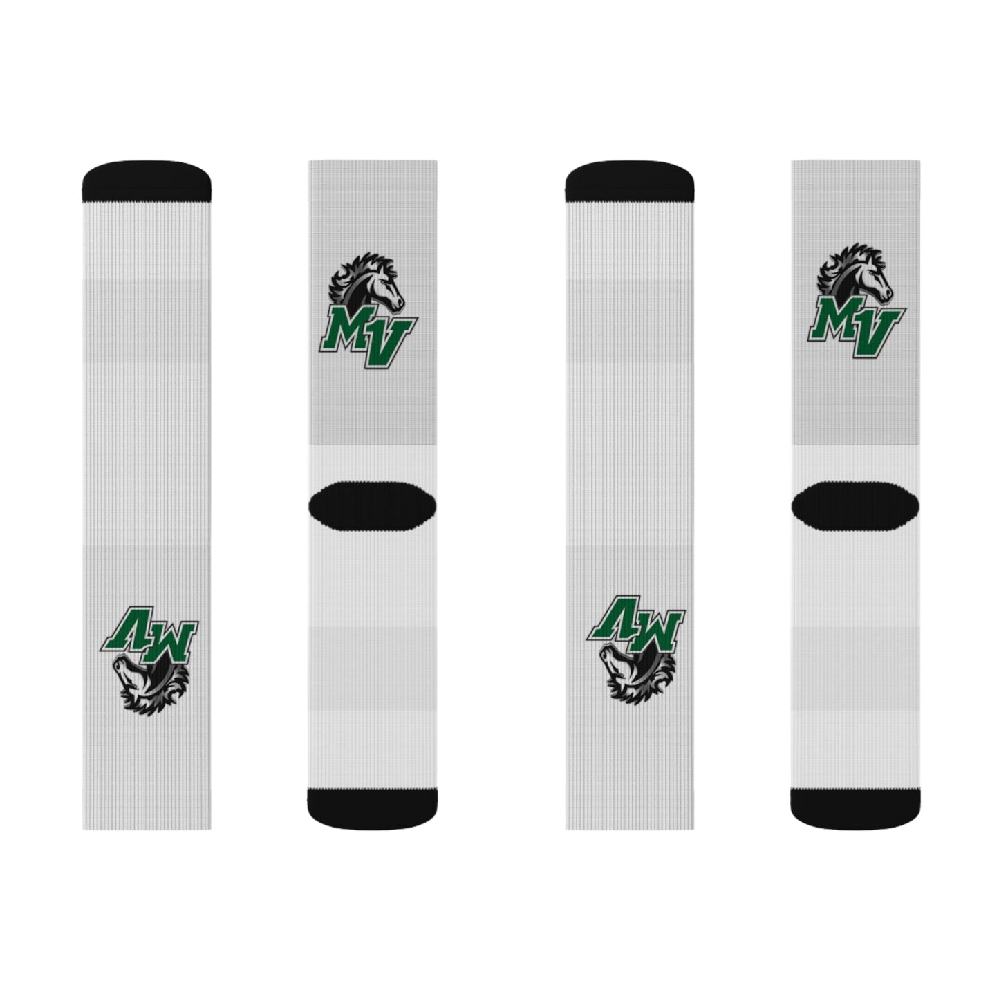 Mounds View Mustangs Sublimation Socks