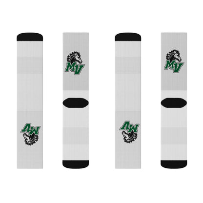 Mounds View Mustangs Sublimation Socks