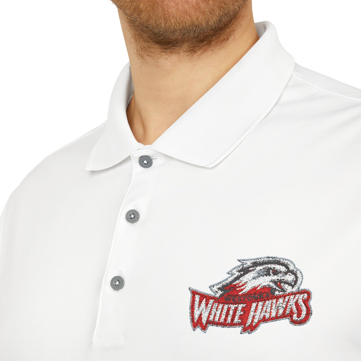 Mound Westonka White Hawks Unisex Performance Polo Shirt, Sporty Polo for Active Lifestyle