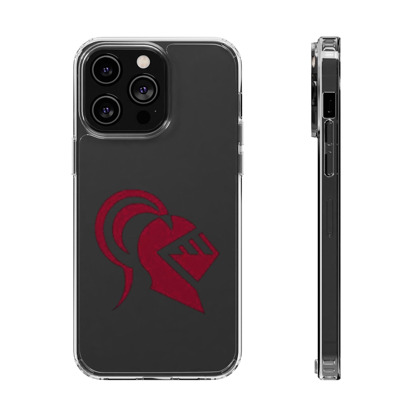 Irondale Knights Shield Clear Phone Case - Durable Protection with Bold Design