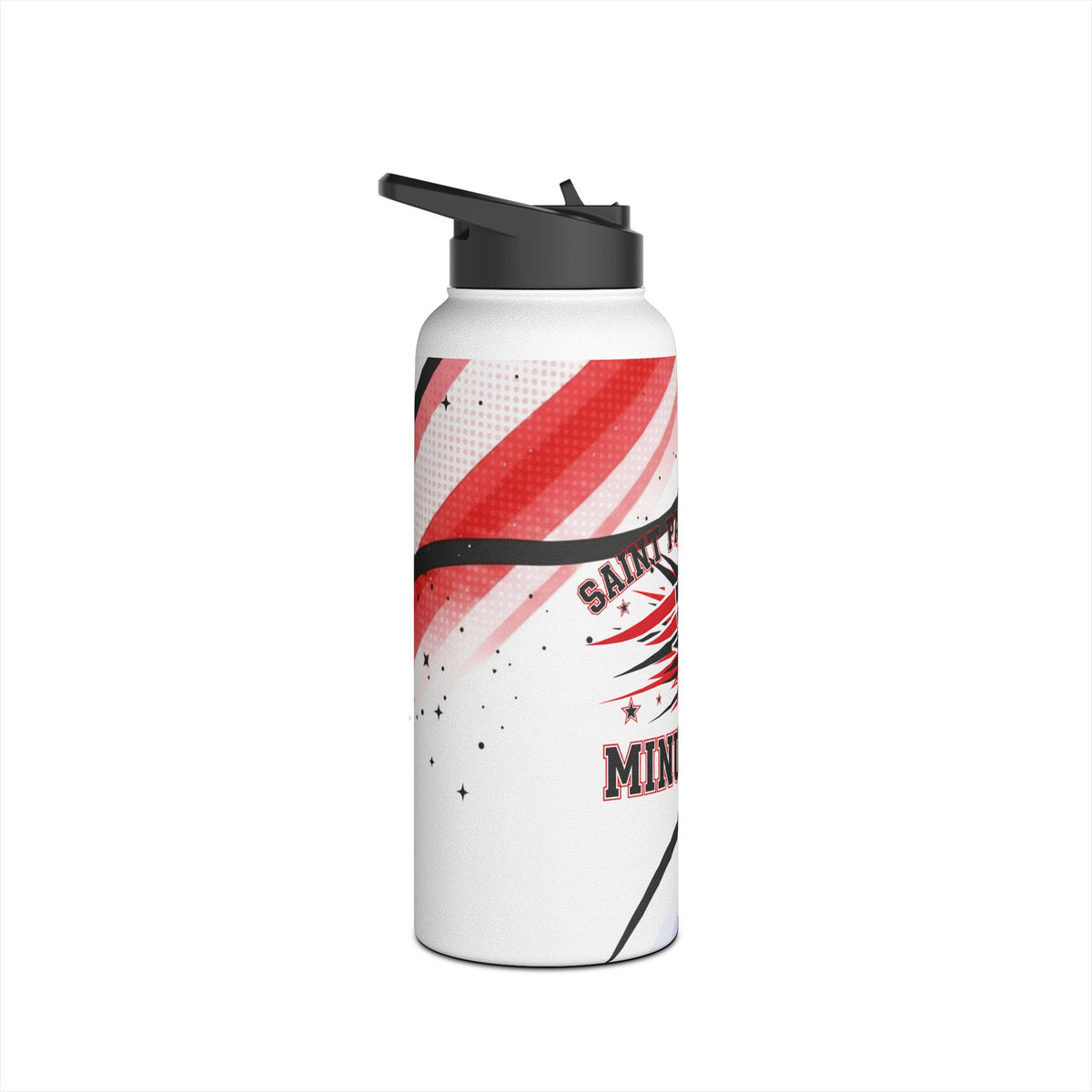 Saint Paul Central Minutemen Stainless Steel Water Bottle, Motivational Hydration Bottle, Sports Water Bottle, Eco-Friendly Gift, Personalized Travel Mug