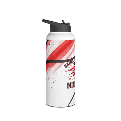 Saint Paul Central Minutemen Stainless Steel Water Bottle, Motivational Hydration Bottle, Sports Water Bottle, Eco-Friendly Gift, Personalized Travel Mug