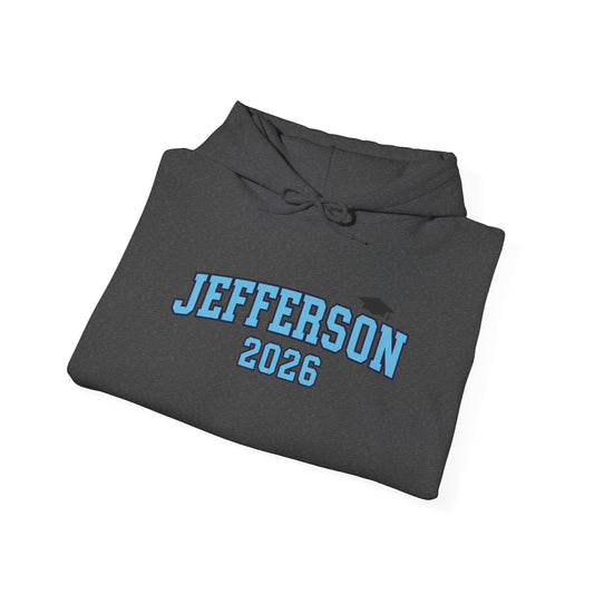Bloomington Jefferson Jaguars Class of 2026 Block Hoodie