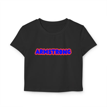 Robbinsdale Armstrong Falcons Women’s Baby Tee - Retro Graphic Top for Casual Vibes
