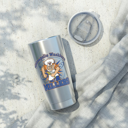 Minneapolis Washburn Millers 20oz Stainless Steel Tumbler - Sports Fan Travel Mug