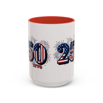 Patriotic Coffee Mug - Americas 250th Anniversary