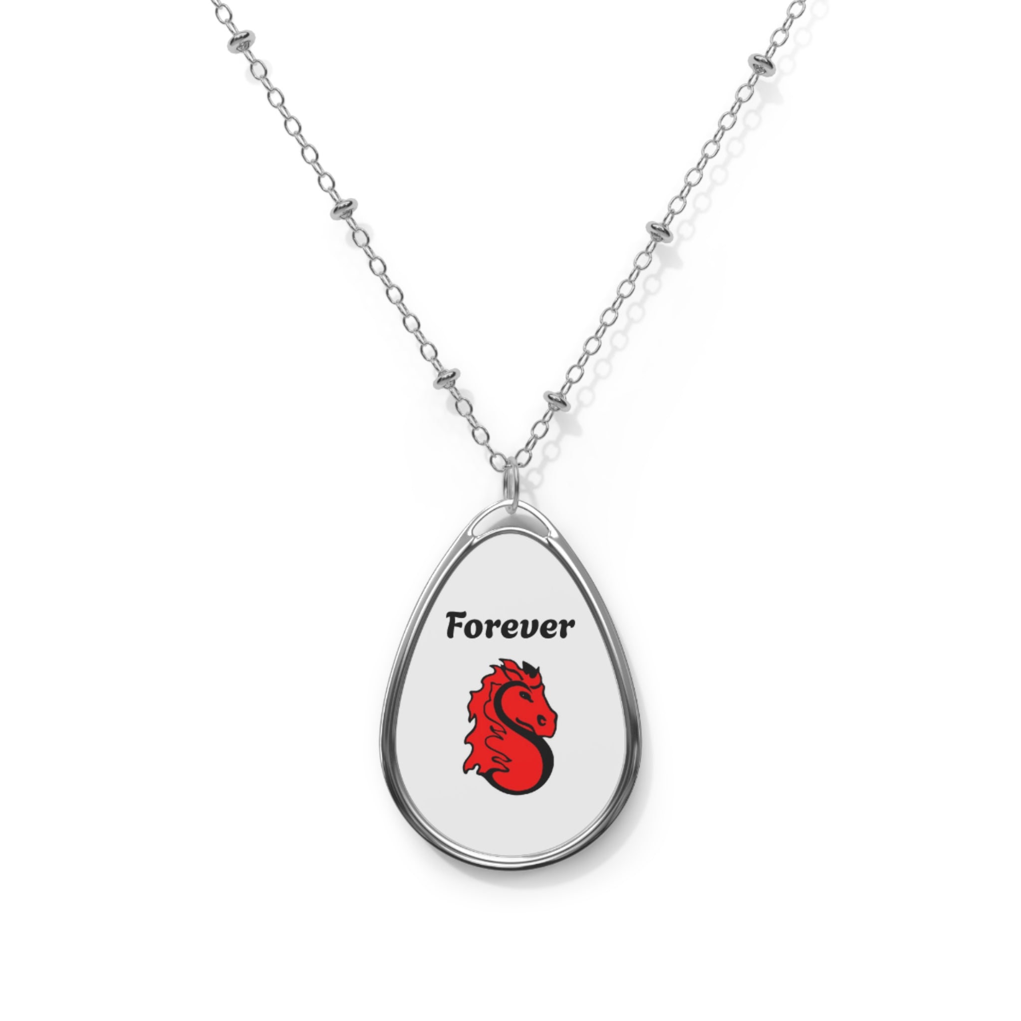 Stillwater Ponies Oval Necklace