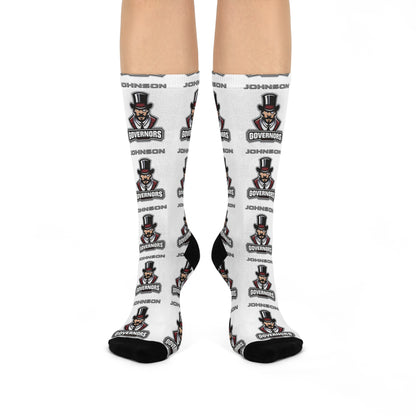 Cushioned Crew Socks with Saint Paul Johnson Governors Design