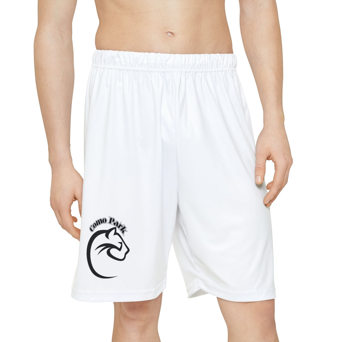 Copy of Saint Paul Como Park Cougars White Men's Sports Shorts, Athletic Shorts for Workouts, Casual Wear