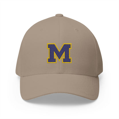 Mahtomedi Zephyrs "M" Embroidered Cap - Structured Baseball Hat