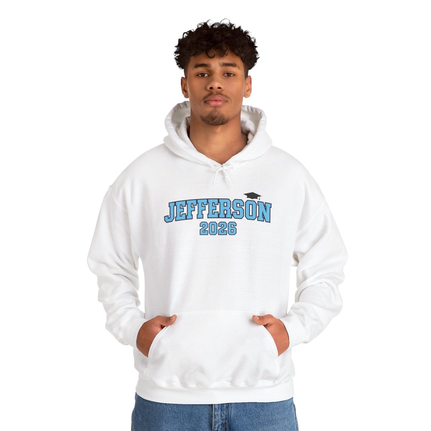 Bloomington Jefferson Jaguars Class of 2026 Block Hoodie