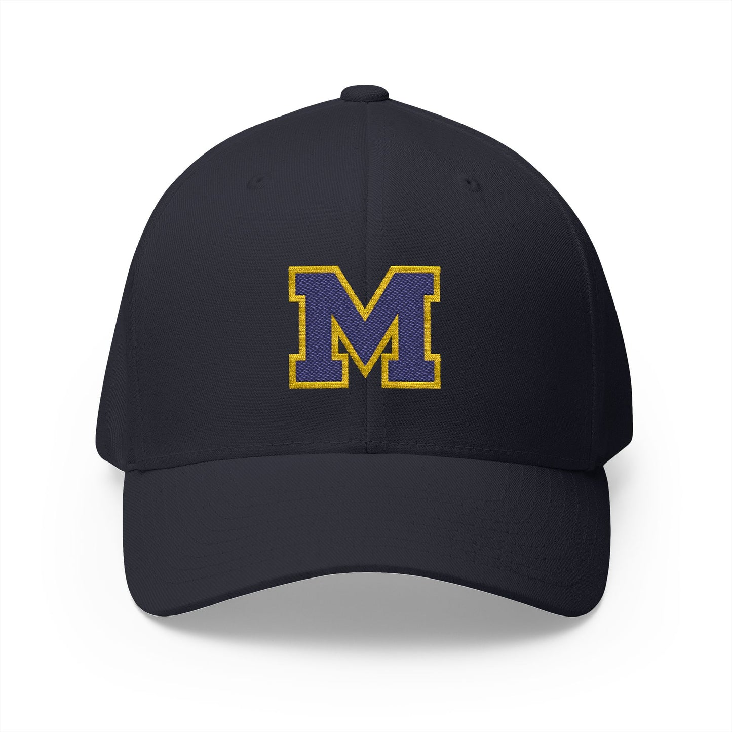 Mahtomedi Zephyrs "M" Embroidered Cap - Structured Baseball Hat