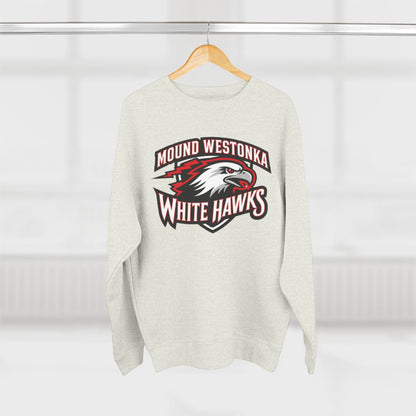 Mound Westonka White Hawks Unisex Crewneck Sweatshirt  - Cozy Everyday Wear