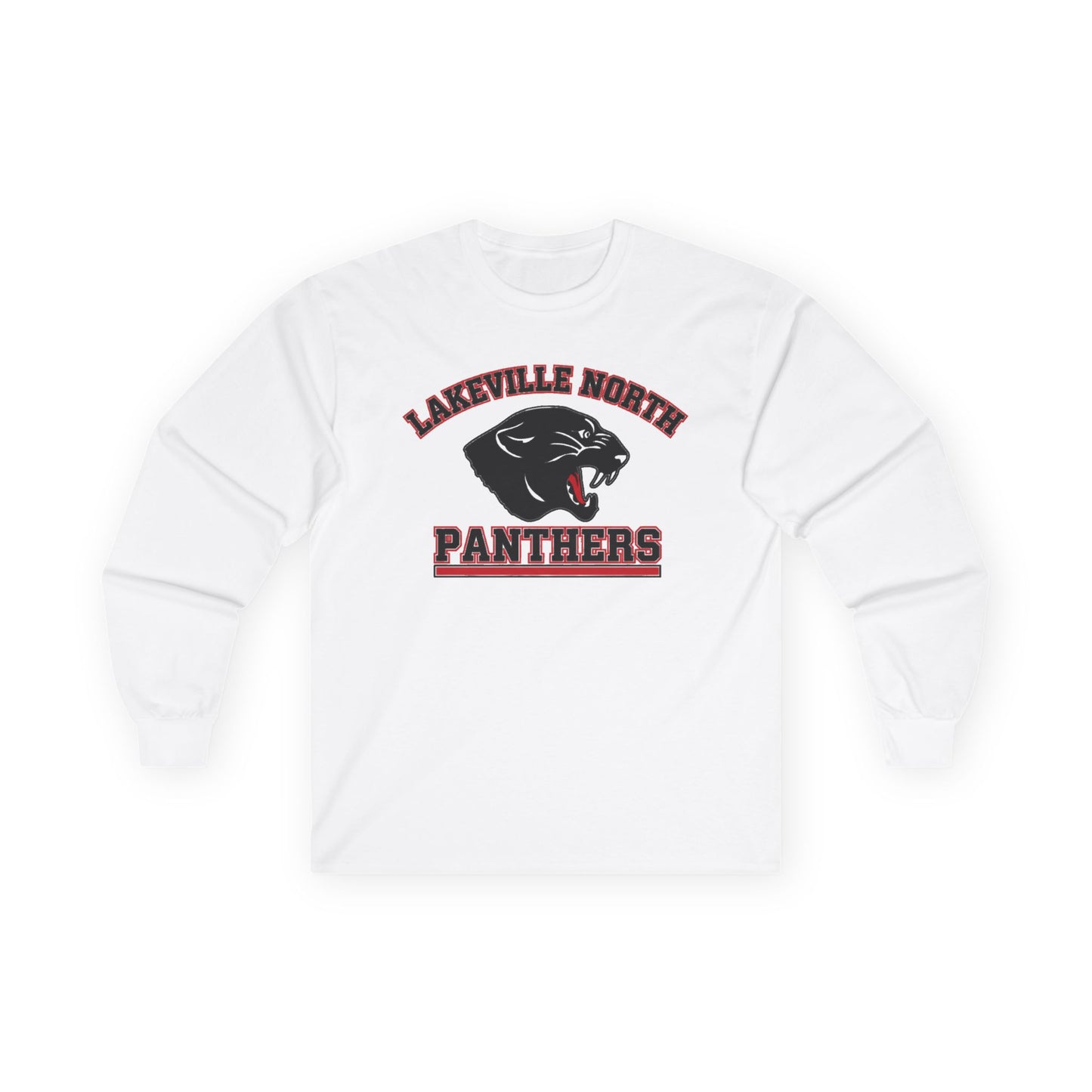 Lakeville North Panthers Long Sleeve Tee — School Mascot Panther Graphic
