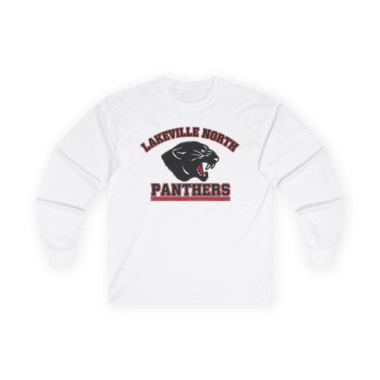 Lakeville North Panthers Long Sleeve Tee — School Mascot Panther Graphic