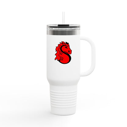 Custom Insulated Travel Mug - 40oz Stillwater Ponies Design