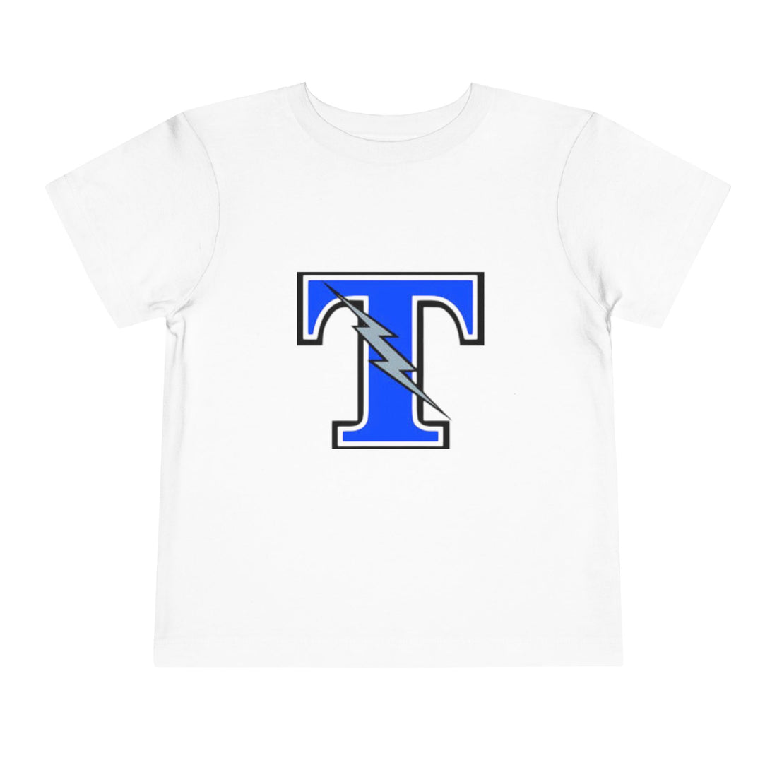 Tartan Titans Toddler Short Sleeve Tee - Fun Lightning Bolt Design