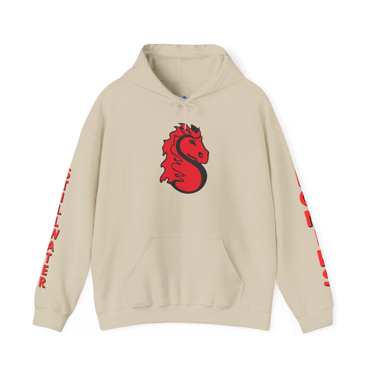 Stillwater Ponies Red Pony Logo Hoodie