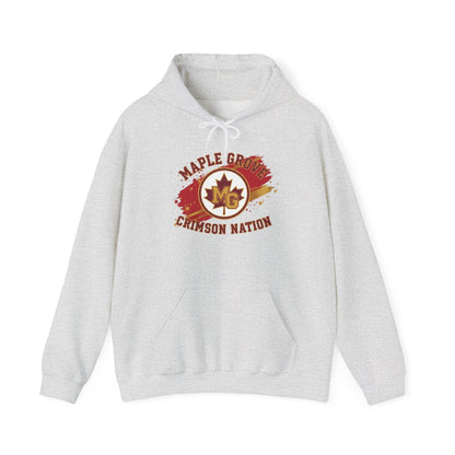 Maple Grove Crimson Unisex Heavy Blend™ Hooded Sweatshirt - Cozy and Stylish for School Spirit