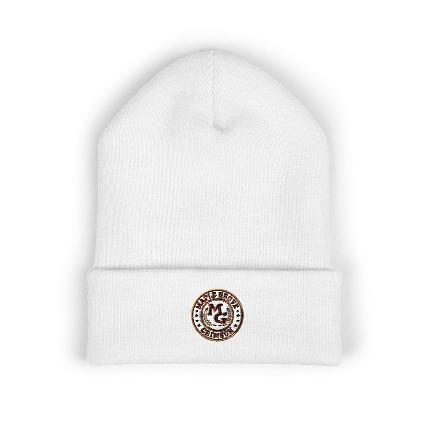 Maple Grove Crimson Classic Cuffed Beanie Hat