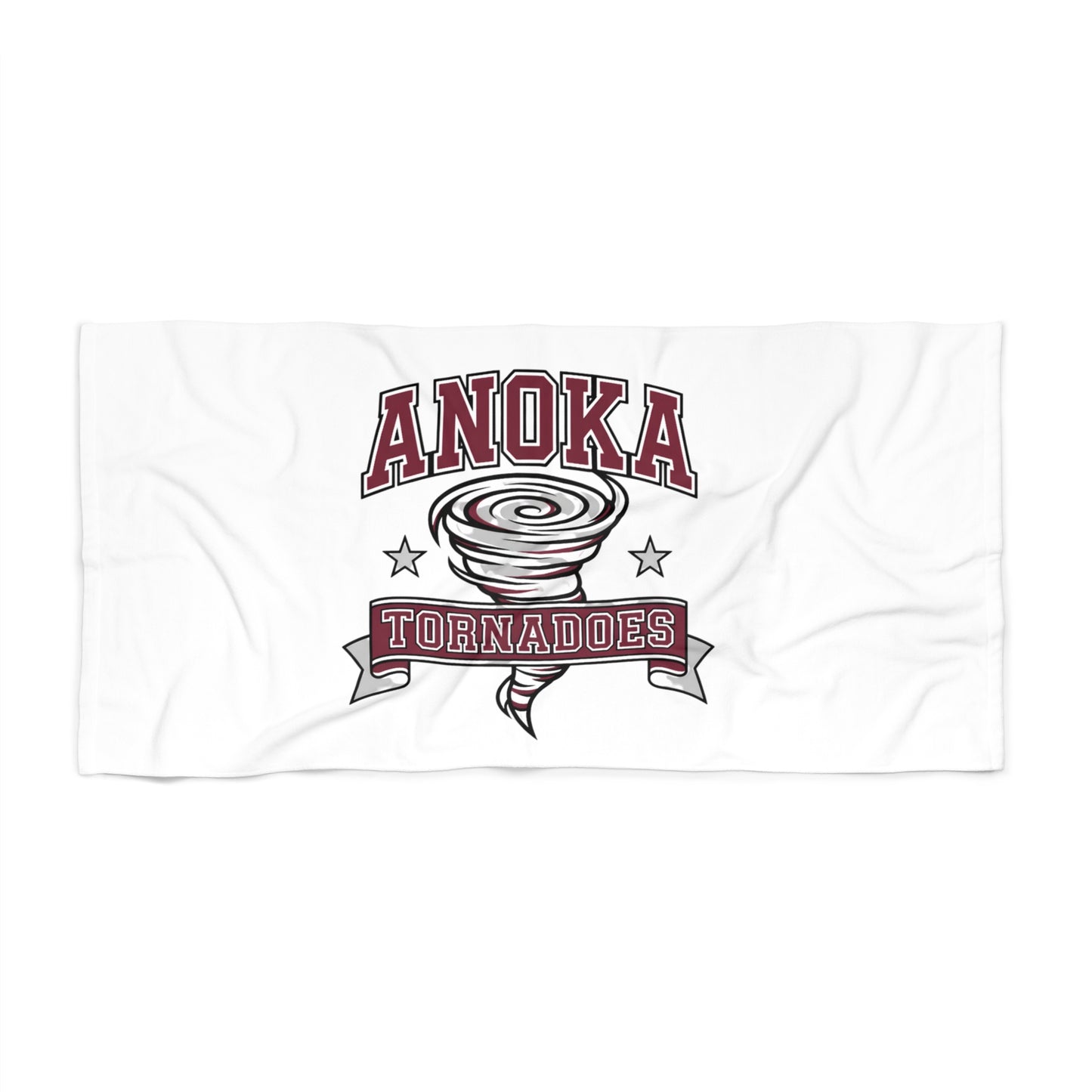 Anoka Tornadoes Beach Towel