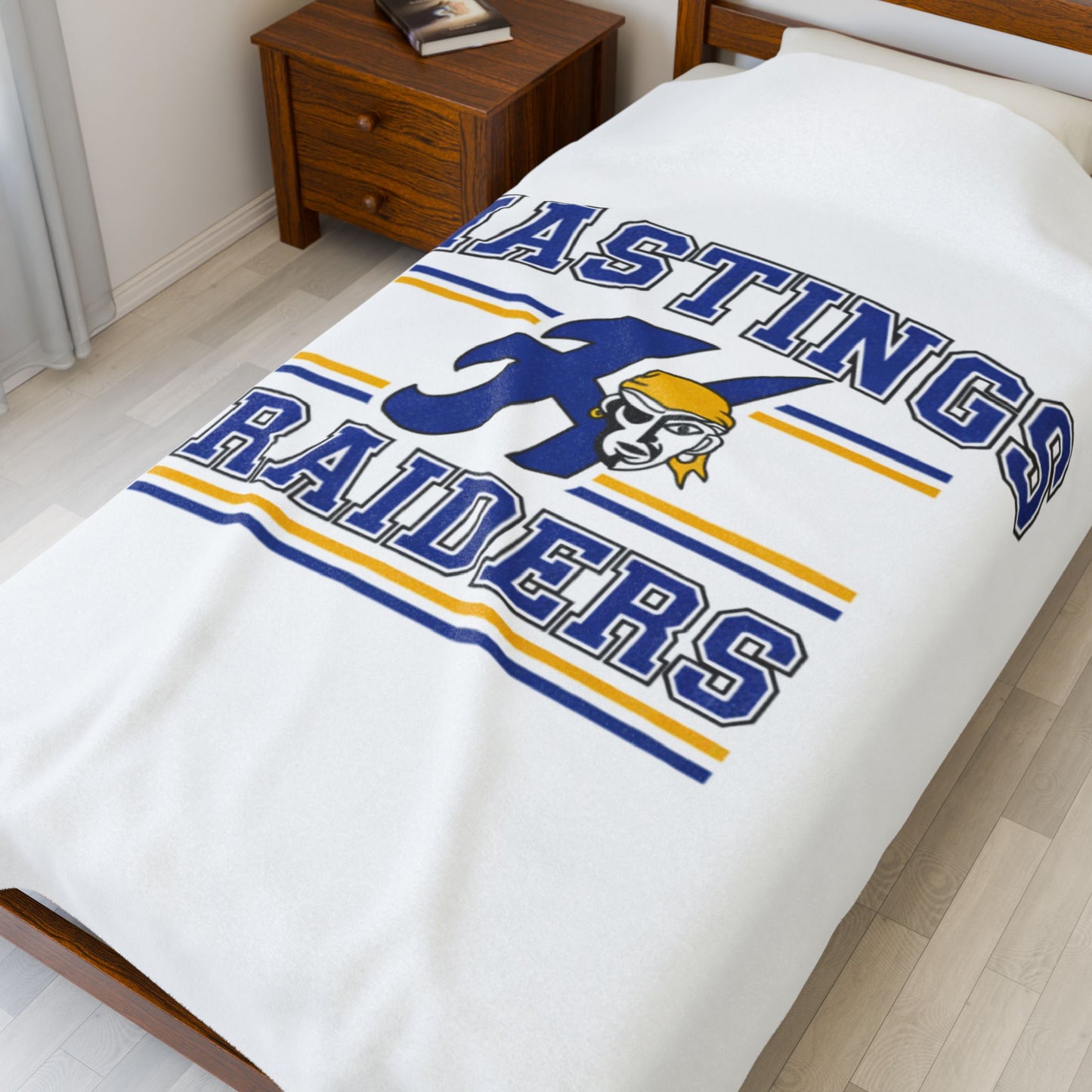 Hastings Raiders Cozy Velveteen Plush Blanket - Perfect for Relaxation and Home Decor