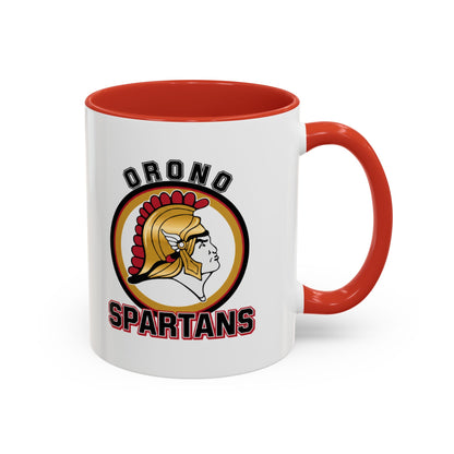 Orono Spartans Accent Coffee Mug - Stylish 15 oz or 11 oz