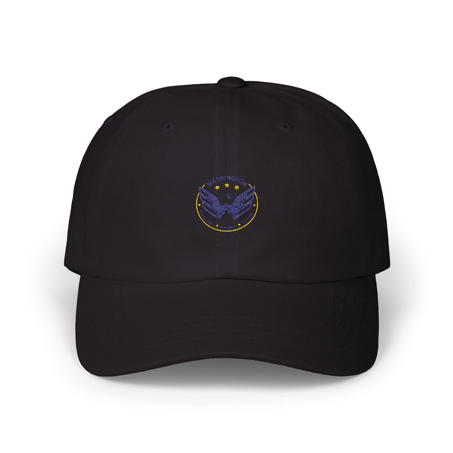 Classic Cap with Washington Eagle Emblem