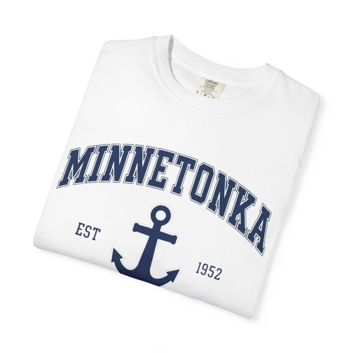 Minnetonka Skippers Anchor T-Shirt — Vintage Nautical Crew Tee