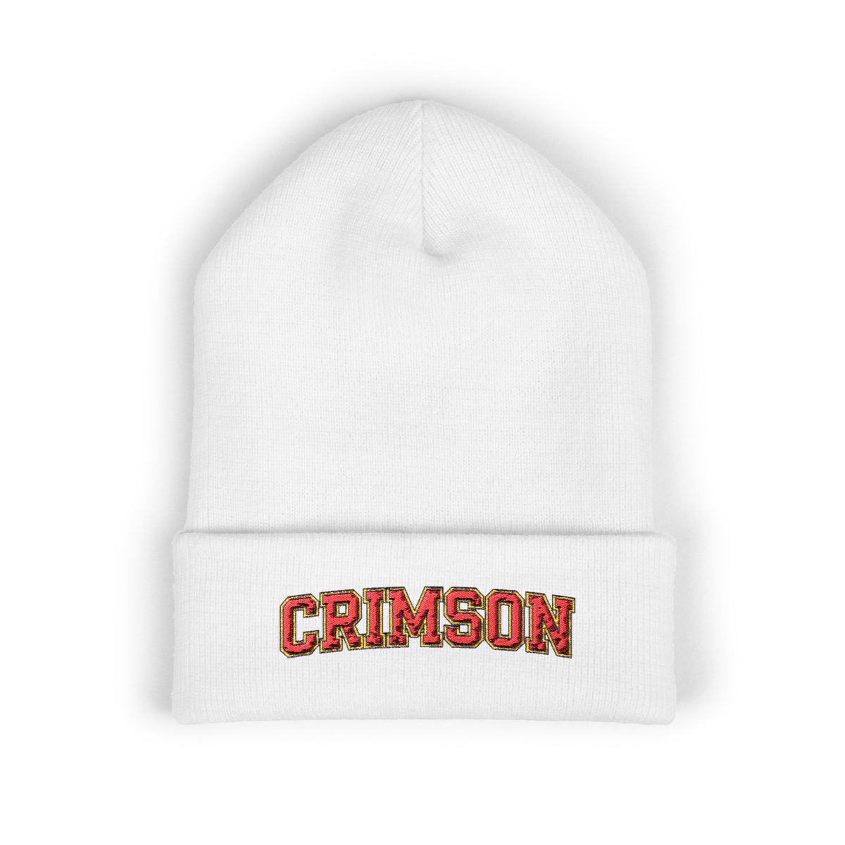 Maple Grove Crimson Classic Cuffed Beanie Hat
