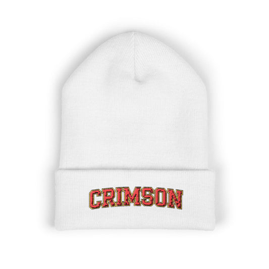 Maple Grove Crimson Classic Cuffed Beanie Hat
