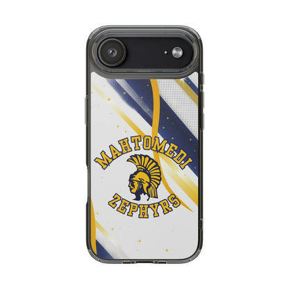Mahtomedi Zephyrs Clear Phone Case with Bold Logo - Perfect for School Events and Graduation