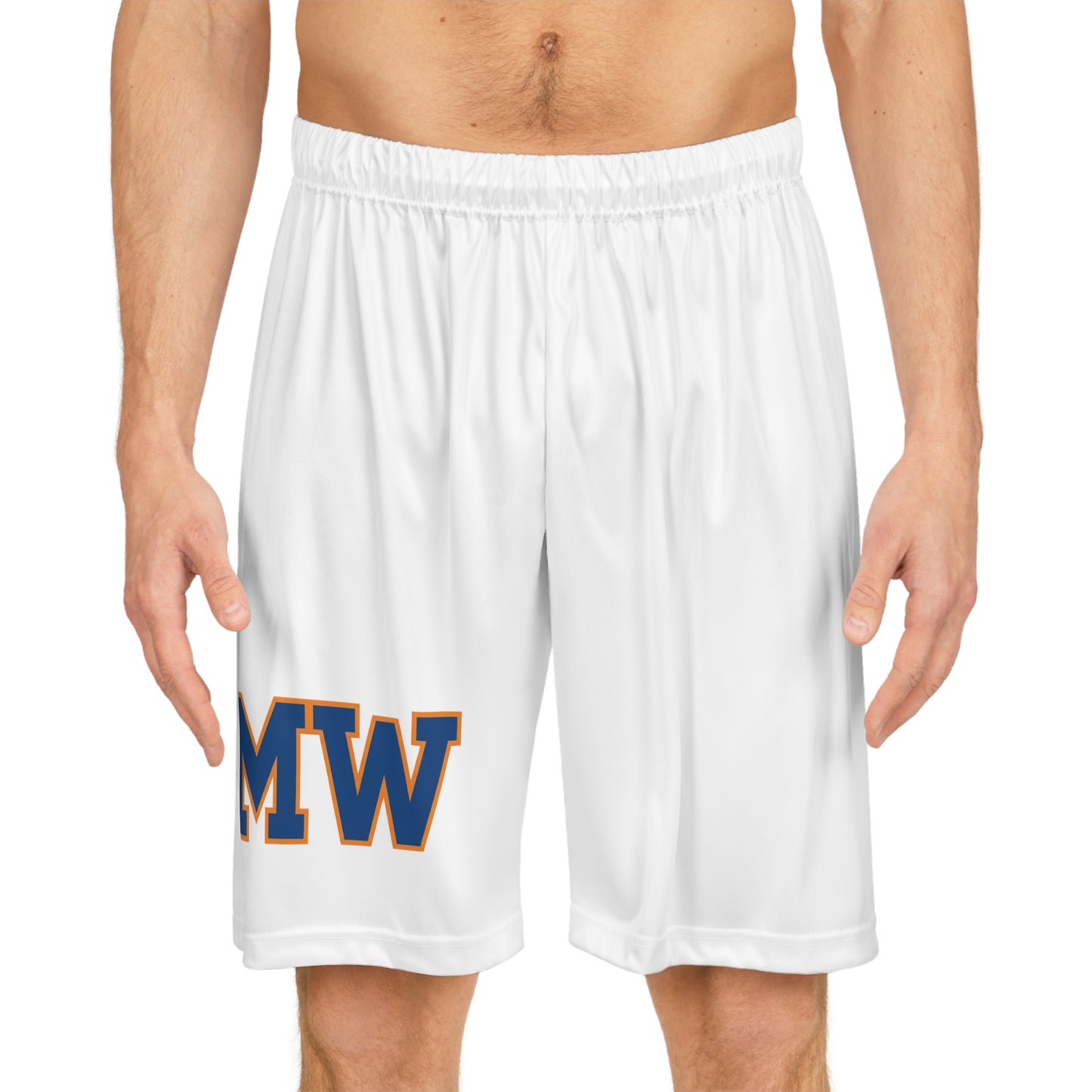 Minneapolis Washburn Millers MW White Basketball Shorts - Athletic Sportswear for Comfort & Style