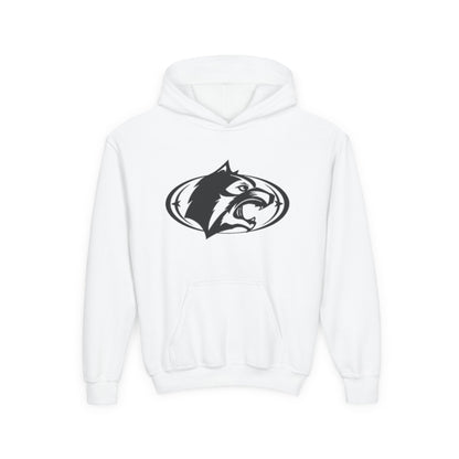 Youth Hoodie with Fierce Wildcat Design - Perfect for School and Sports Events
