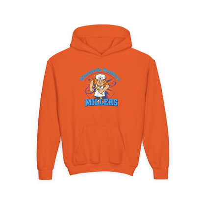 Minneapolis Washburn Millers Youth Heavy Blend Hooded Sweatshirt -  Casual Comfort for Young Adventurers