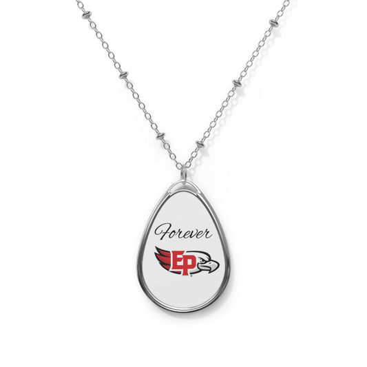 Eden Prairie Eagles Oval Pendant "Forever" Necklace