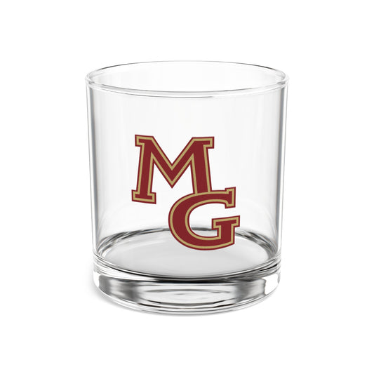 Maple Grove Crimson Rocks Glass - 10oz