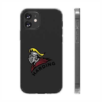 Clear Phone Case with Harding Logo