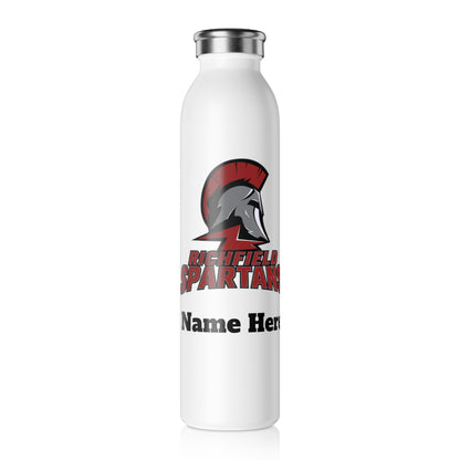 Richfield Spartans Slim Water Bottle —  Stainless Insulated Bottle